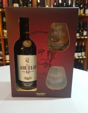 ABUELO 12 ANS COFFRET 2 VERRES